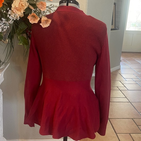 Free People Crimson Ribbed Sweater - Picture 2 of 6